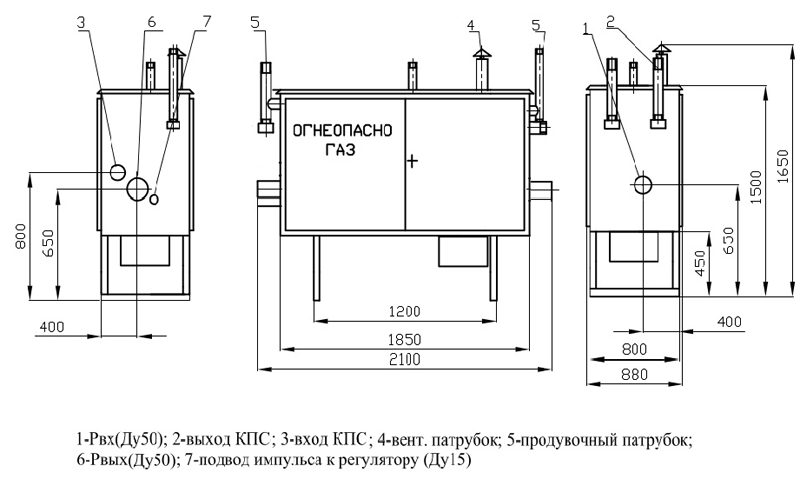 чертеж ГРПШ 03БМ-2У1